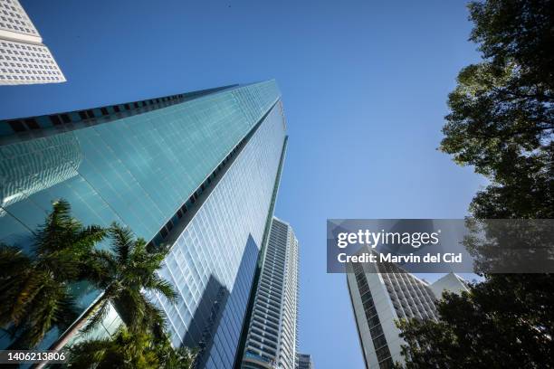 downtown miami - miami building stock pictures, royalty-free photos & images