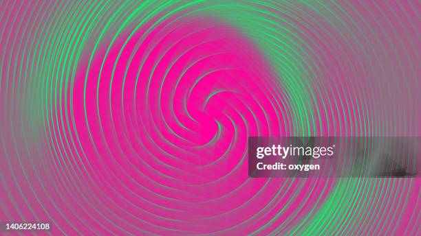 abstract pink green swirl background. fluid soft flowing twist wave magenta curve background - musica psichedelica foto e immagini stock