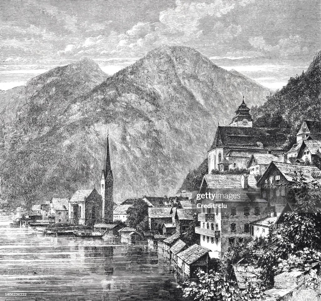 Hallstatt and Hallstatter See, Austria