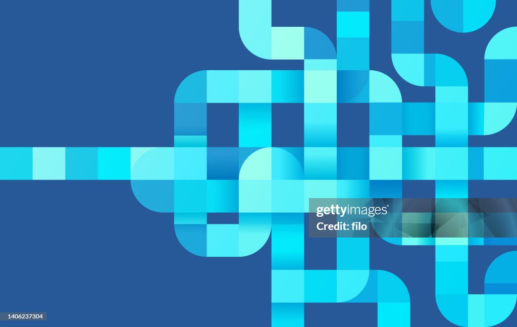 Abstract Complexity Pathway Background Concept
