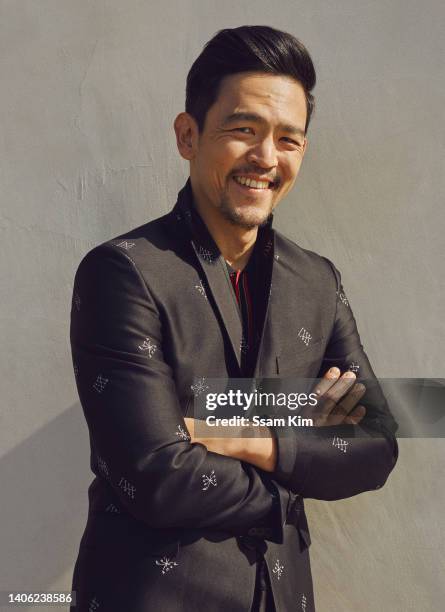 Actor John Cho is photographed for Glass Man Magazine on January 8, 2019 in New York City.