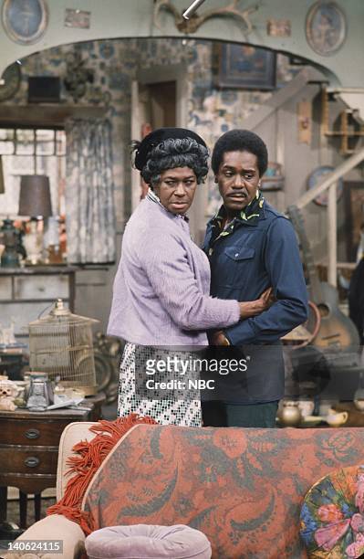 Pictured: Lawanda Page as Aunt Esther Anderson, Demond Wilson as Lamont Sanford -- Photo by: NBC/NBCU Photo Bank