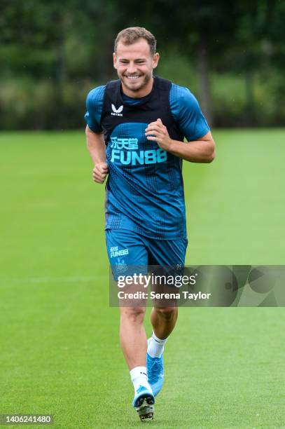 Ryan Fraser during the Newcastle United Training Session at the Newcastle United Training Centre on July 01, 2022 in Newcastle upon Tyne, England.