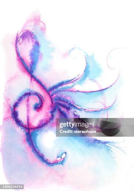 treble clef - treble clef stock illustrations