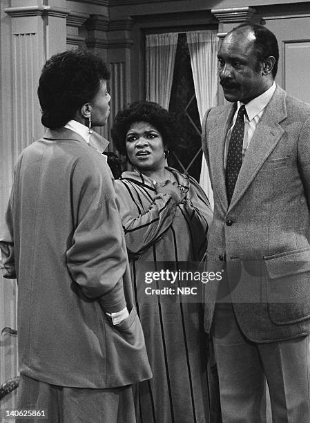 Daddy's Little Girl" Episode 8 -- Aired 11/17/84 -- Pictured: Telma Hopkins as Addy Wilson, Nell Carter as Nellie Ruth 'Nell' Harper, J.A. Preston as...