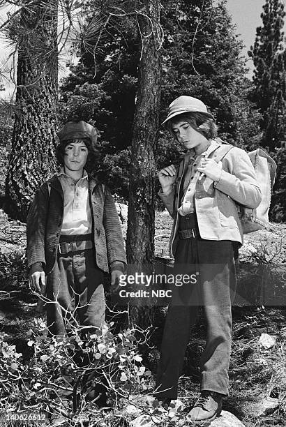 Men Will Be Boys" Episode 10 -- Aired 11/13/78 -- Pictured: Matthew Laborteaux as Albert Quinn Ingalls, Patrick Labyorteaux as Andrew 'Andy' Garvey...