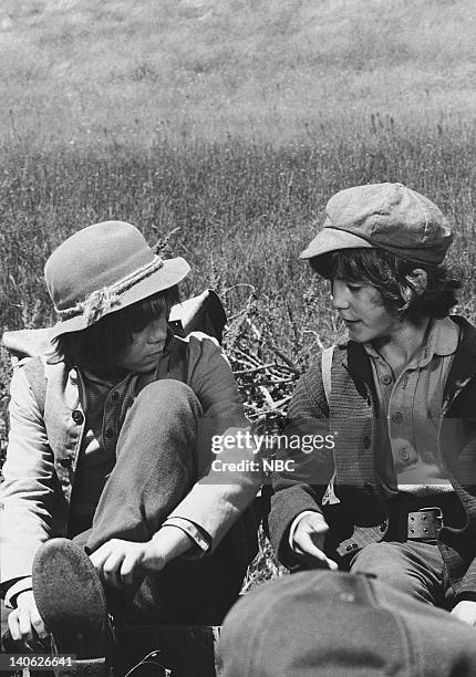 Men Will Be Boys" Episode 10 -- Aired 11/13/78 -- Pictured: Patrick Labyorteaux as Andrew 'Andy' Garvey, Matthew Laborteaux as Albert Quinn Ingalls...