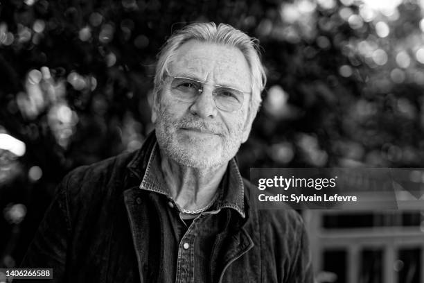 Tchéky Karyo poses during the 8th "Cinema Et Musique De Film" Festival at La Baule on July 01, 2022 in La Baule, France.