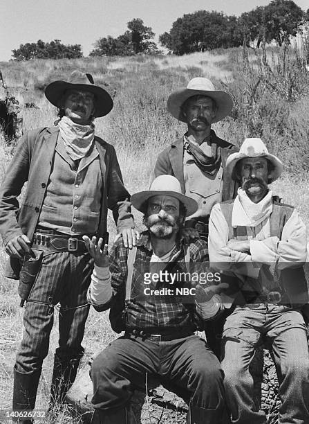 The Older Brothers" Episode 14 -- Aired 1/17/83 -- Pictured: Timothy Scott as Lonnie Younger, Victor French as Isaiah Edwards, Geoffrey Lewis as Cole...