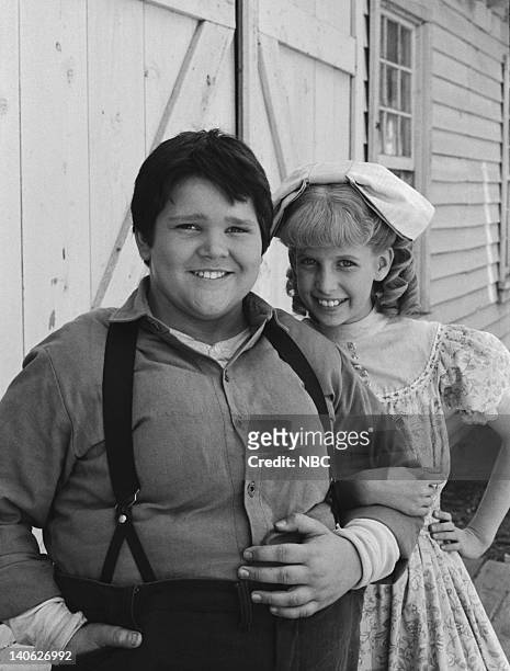 For the Love of Nancy" Episode 9 -- Aired 11/30/81 -- Pictured: J. Brennan Smith as Elmer Miles, Allison Balson as Nancy Oleson -- Photo by: Ted...
