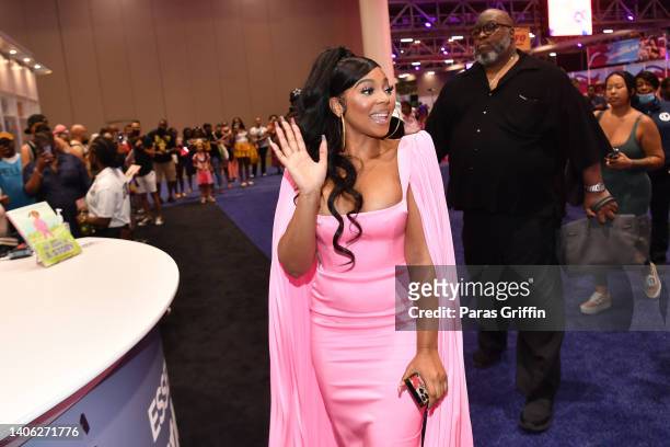 Ashanti attends the 2022 Essence Festival of Culture at the Ernest N. Morial Convention Center on July 1, 2022 in New Orleans, Louisiana.