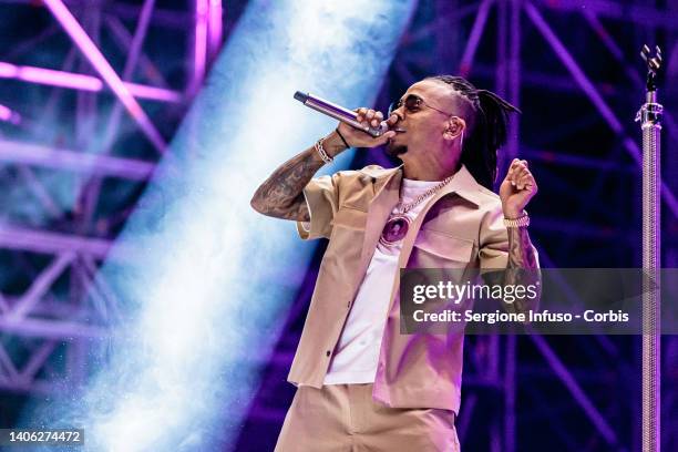 Ozuna performs at Ippodromo Snai San Siro as part of the Milano Summer Festival on July 01, 2022 in Milan, Italy.