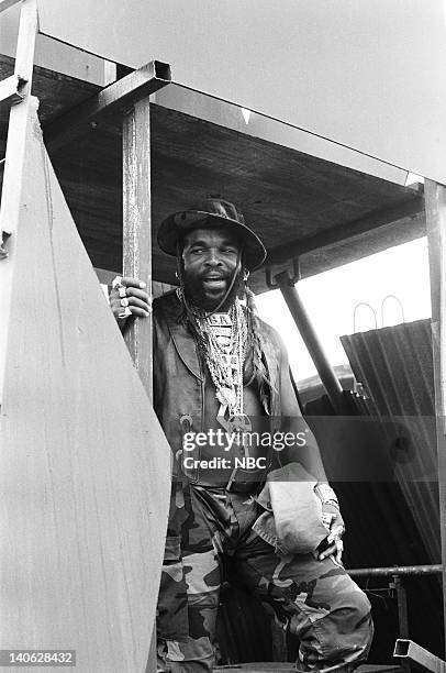 When You Comin' Back, Range Rider?: Part 1 & 2" Episode 5 &6 -- Pictured: Mr. T as B.A. Baracus -- Photo by: Frank Carroll/NBCU Photo Bank