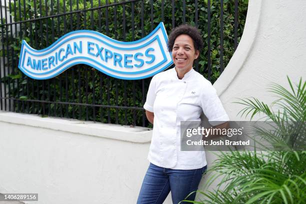 Chef Nina Compton attends the American Express' SAVOR & SOUL": ESSENCE™ Festival Edition - Day 1 on July 01, 2022 in New Orleans, Louisiana.
