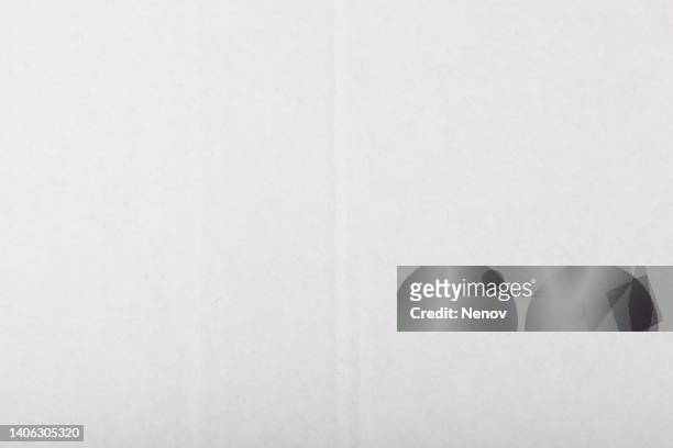 close-up of white cardboard paper texture - carton 個照片及圖片檔