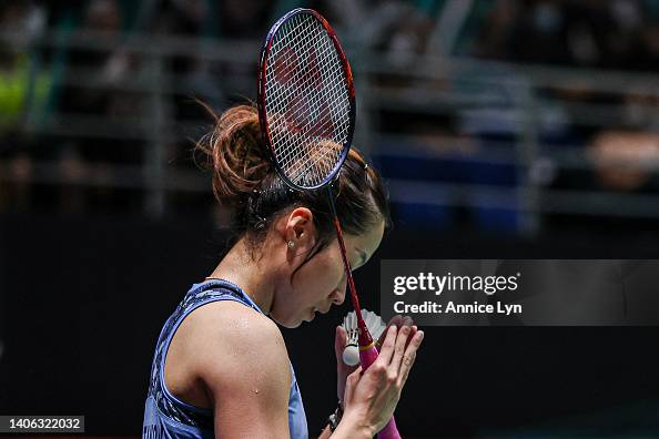 May Ratchanok Ratchanok Intanon of Thailand competes in the Women’s Singles Semi ...