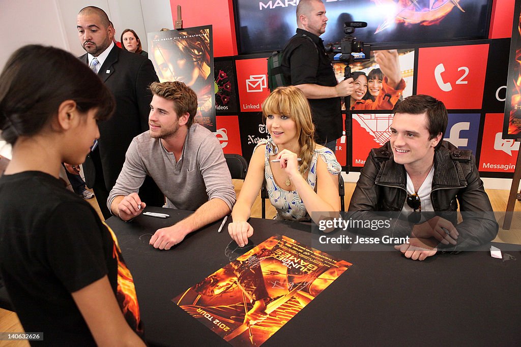 The Hunger Games U.S. Mall Tour Kick-Off At LA's Century City