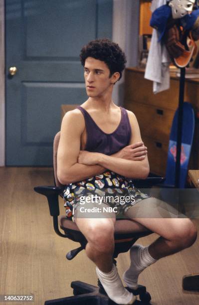 Pilot" Episode 1 -- AIr Date -- Pictured: Dustin Diamond as Screech Powers -- Photo by: Paul Drinkwater/NBCU Photo Bank