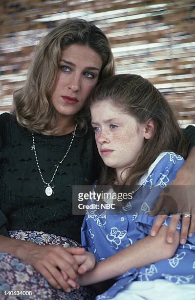 Pictured: Sarah Jessica Parker as Callie Cain, Lexi Randall as Jessica Cain -- Photo by: Alice S. Hall/NBC/NBCU Photo Bank