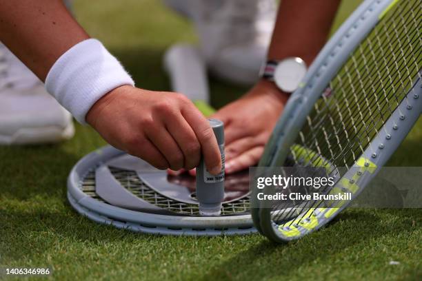 Barbora Racket Reapplies Photos and Premium High Res Pictures - Getty Images