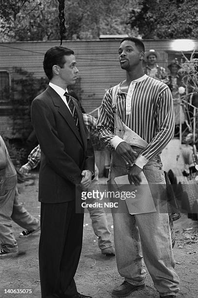 Fresh Prince:The Movie" Episode 5 -- Air Date -- Pictured: Jim Fyfe as Agent Moore, Will Smith as William 'Will' Smith -- Photo by: Joseph Del...
