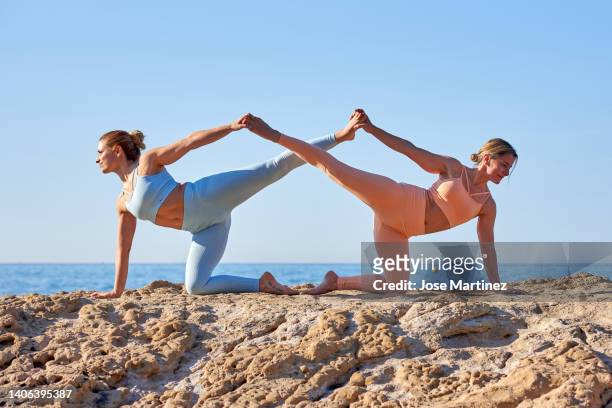 151 fotos de stock e banco de imagens de Yoga Em Duplas - Getty Images