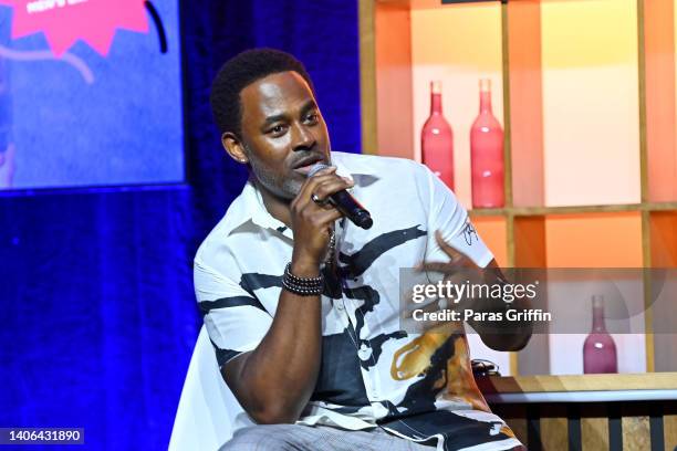 Lamman Rucker speaks onstage during the 2022 Essence Festival of Culture at the Ernest N. Morial Convention Center on July 2, 2022 in New Orleans,...