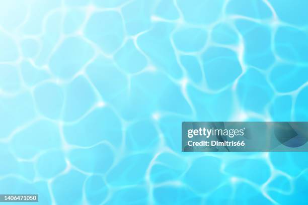 ilustrações, clipart, desenhos animados e ícones de superfície de água ondulada vetoria - piscina