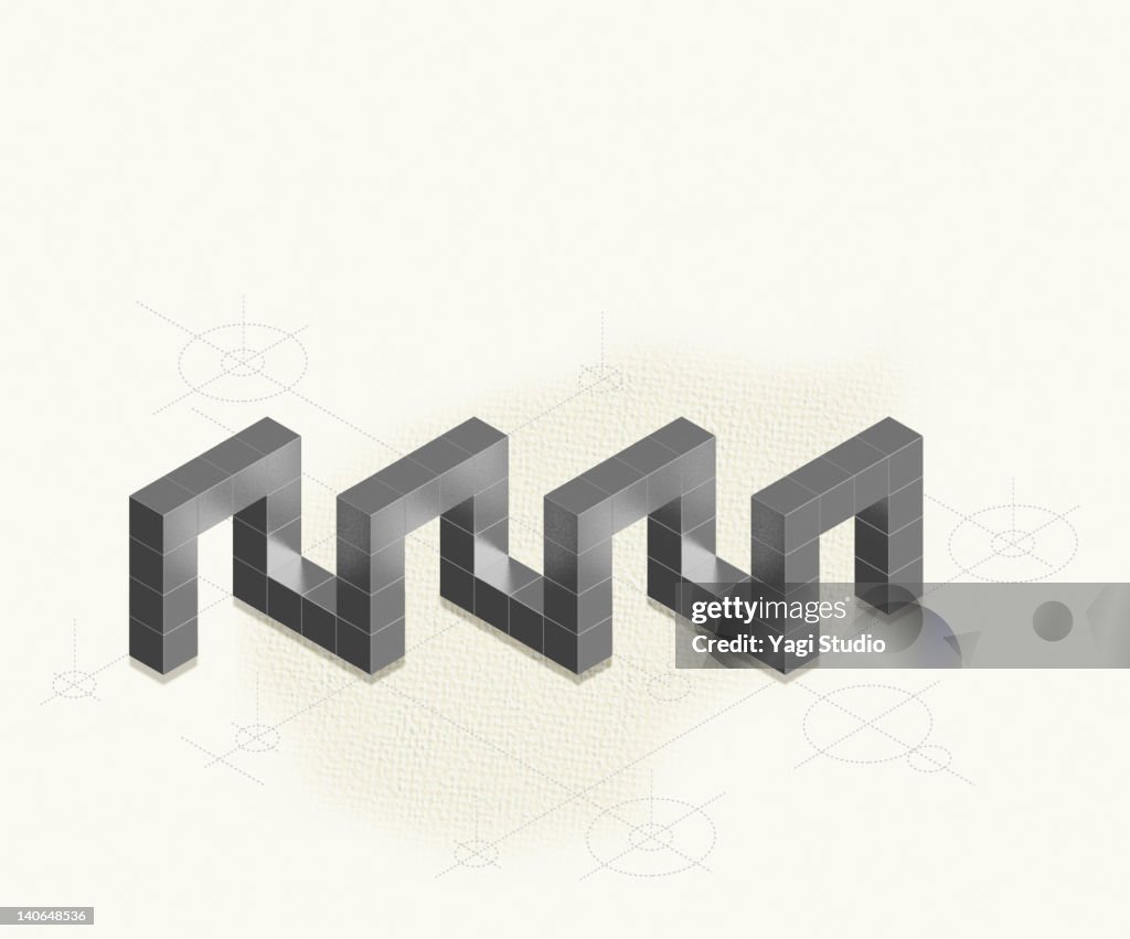 Geometric block connection