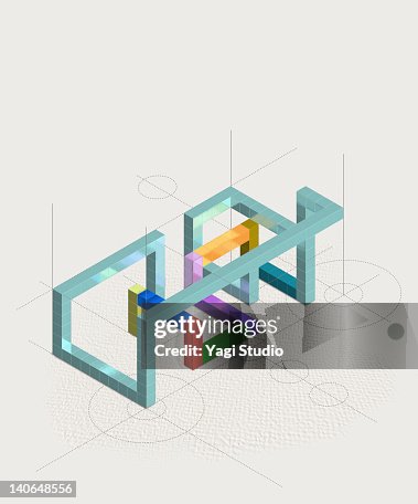 Vector Block Connection Geometric Block Connection High-Res Vector Graphic - Getty Images