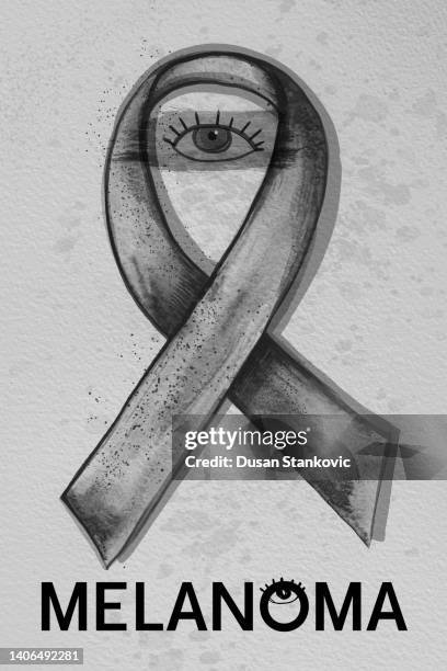 melanoma cancer awareness month - melanoma awareness stock illustrations