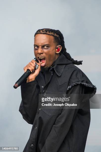 Playboi Carti performs on the main stage during Day 2 of Wireless