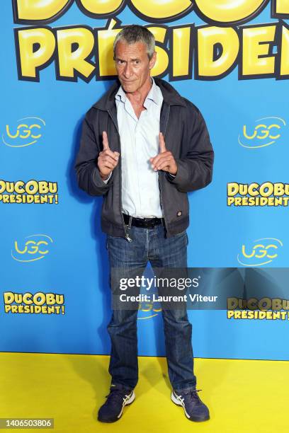 Francois Levantal attends the "Ducobu President!" premiere at UGC Normandie on July 03, 2022 in Paris, France.