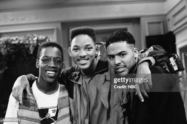 Someday Your Prince will be in Effect: Part 1 & 2" Episode 8 & 9 -- Pictured: Kadeem Hardison, Will Smith as William 'Will' Smith, Al B. Sure! --...