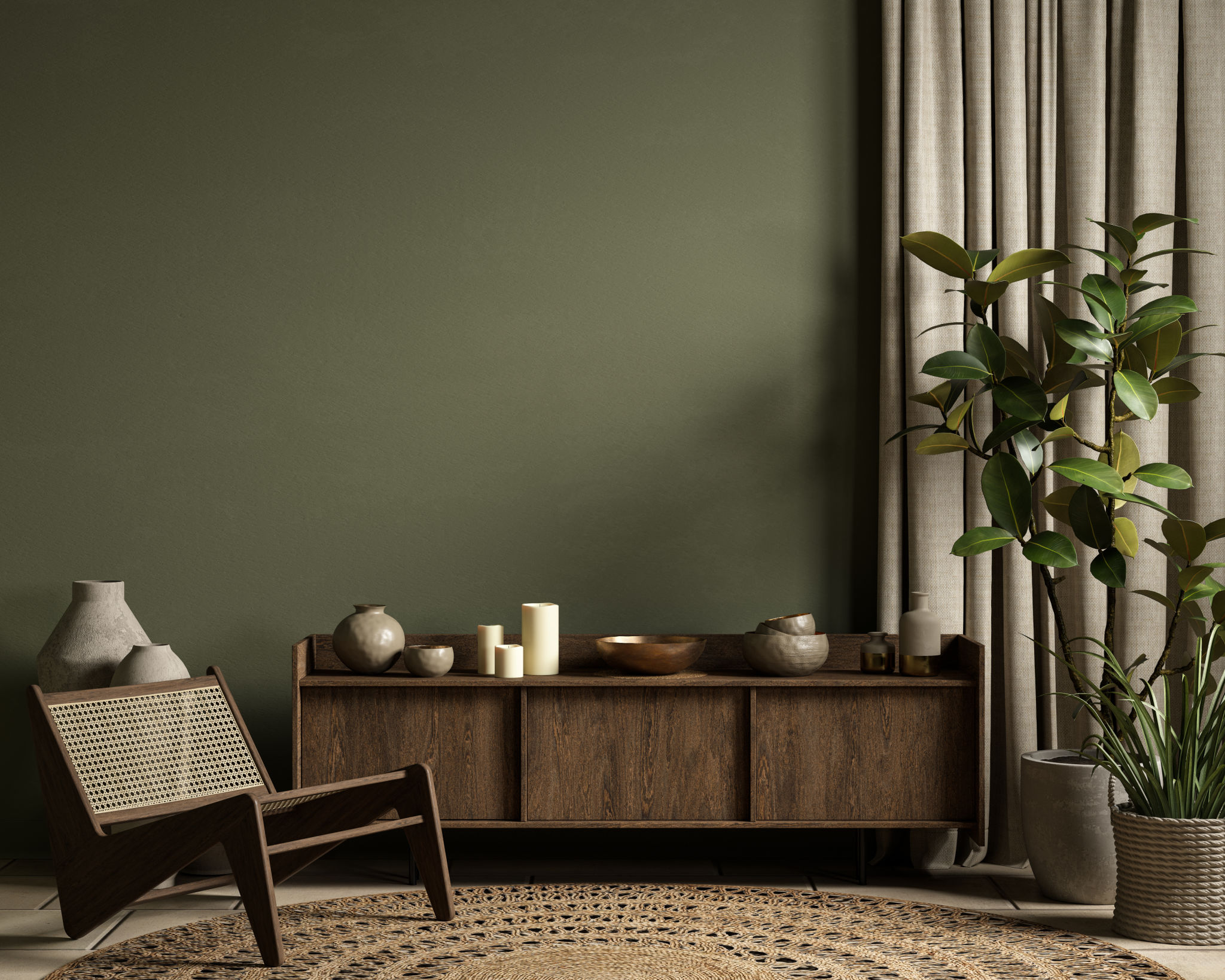 green wall design