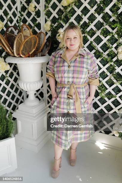 Nicola Coughlan, wearing Ralph Lauren, attends the Polo Ralph Lauren & British Vogue event during The Championships, Wimbledon at All England Lawn...