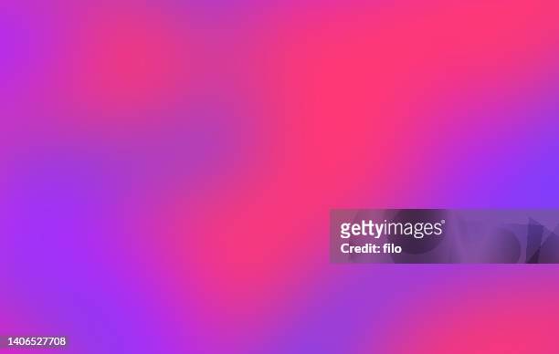 illustrazioni stock, clip art, cartoni animati e icone di tendenza di vibrante rosso viola tramonto cielo astratto gradiente - funky