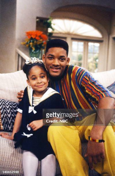 Vying for Attention" Episode 21 -- Pictured: Raven-Symone as Claudia, Will Smith as William 'Will' Smith -- Photo by: Joseph Del Valle/NBCU Photo Bank