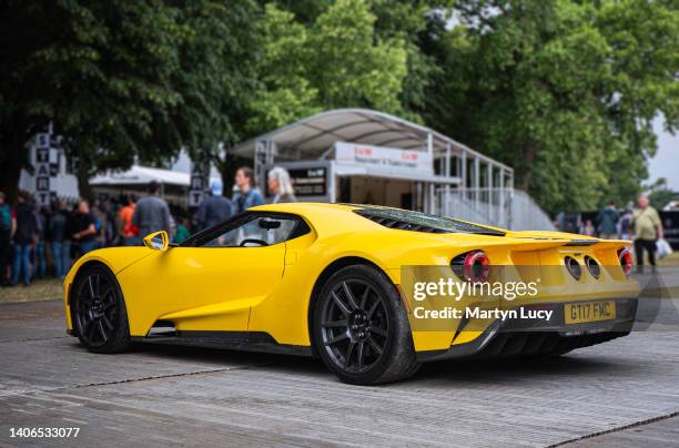 The Ford GT seen at Goodwood Festival of Speed 2022 on June 23rd in Chichester, England. The annual automotive event is hosted by Lord March at his...