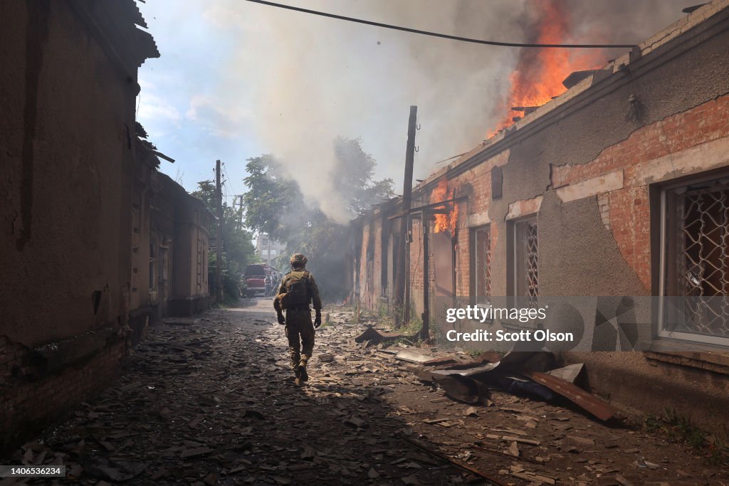 Multiple Dead And Injured As Missiles Strike Sloviansk