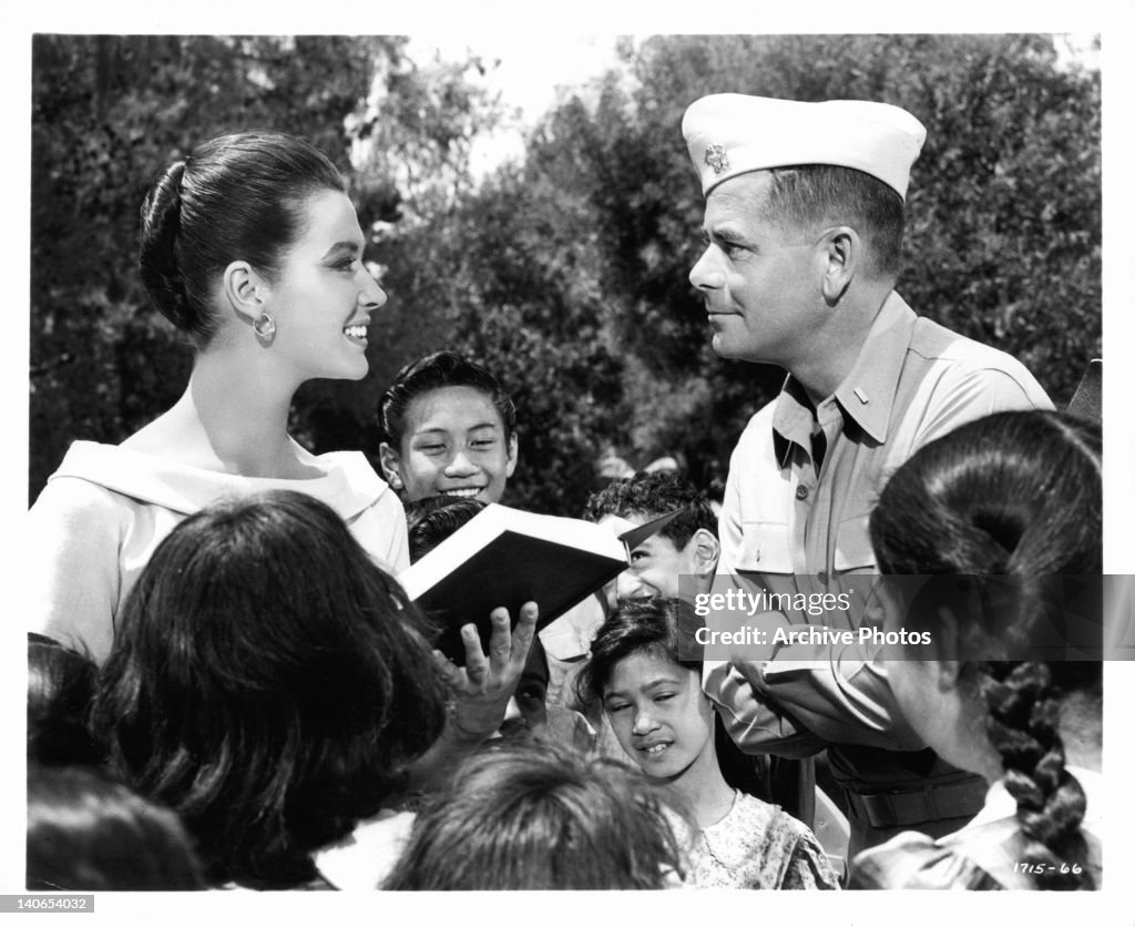 Gia Scala And Glenn Ford In 'Don't Go Near The Water'