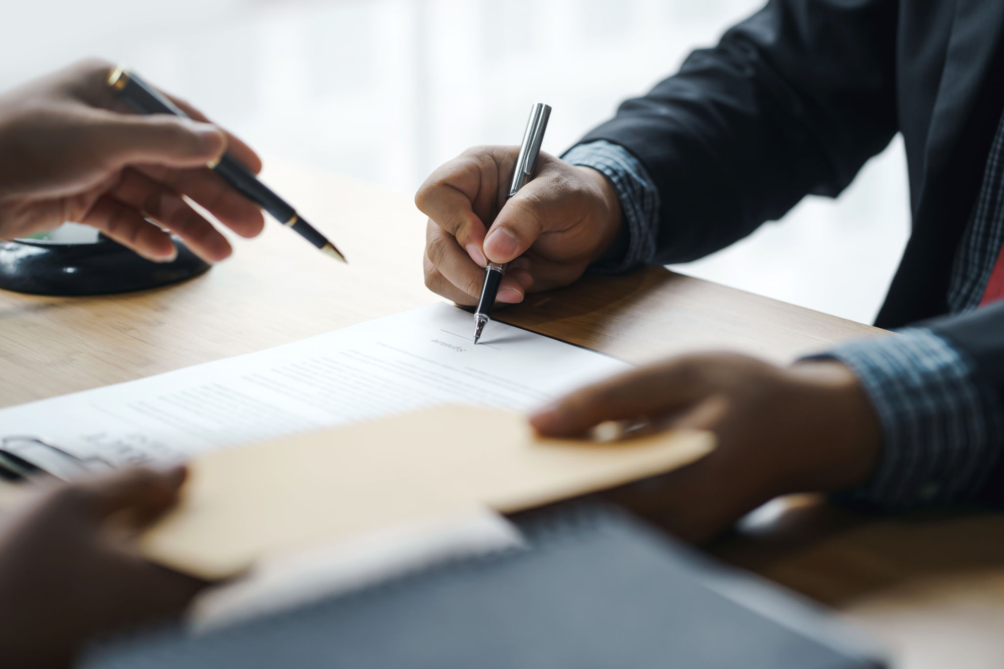 legal documents signing