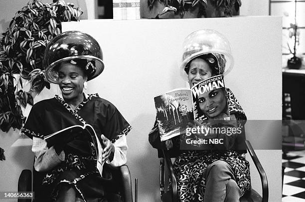 The Baby Comes Out" Episode 20 -- Pictured: Charlayne Woodard as Janice, Vernee Watson-Johnson as Viola 'Vy' Smith -- Photo by: Ron Tom/NBCU Photo...