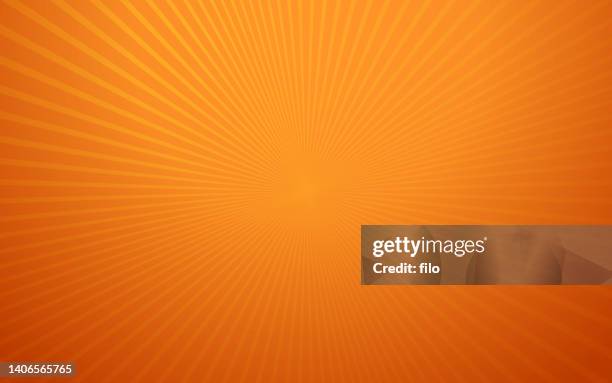 illustrations, cliparts, dessins animés et icônes de motif d’arrière-plan orange burst - fond orange