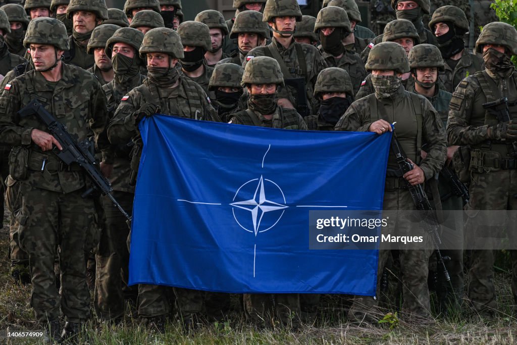 Polish PM Meets Soldiers From NATO Multinational Battlegroup