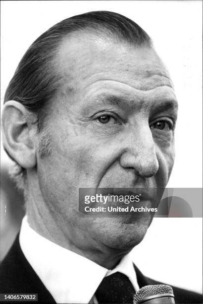 Kurt Waldheim, der ehemalige Generalsekretär der UNO und Präsidentschaftskandidat in Österreich 1986.
