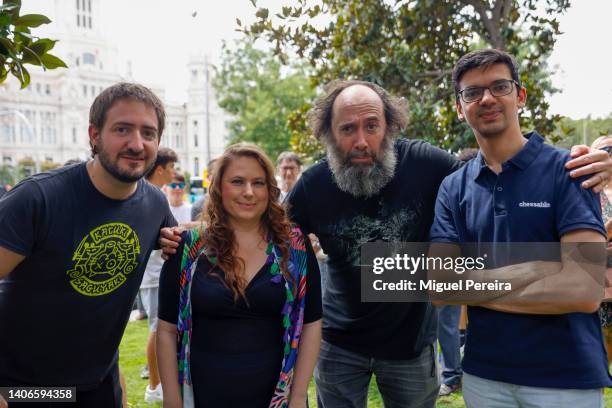 Chef Iñaki Andradas, Hungarian chess grandmaster Judit Polgár, creative guru Mikel Urmeneta, and Russian-born Dutch chess grandmaster Anish Giri...