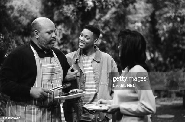 Is for the Many things She Gave Me" Episode 22 -- Pictured: James Avery as Philip Banks, Will Smith as William 'Will' Smith -- Photo by: Joseph Del...