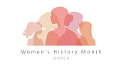 Womens History Month banner