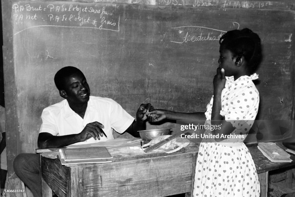 Classes at Ste. Marie's school in the outskirts of PortauPrince